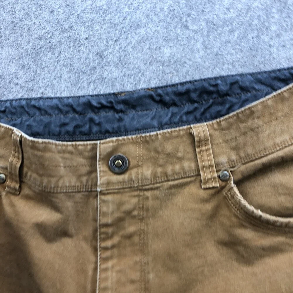 Kuhl Rydr Pants Mens 36x32 Brown Straight Fit Outdoor Hiking Workwear Durable - Picture 9 of 15